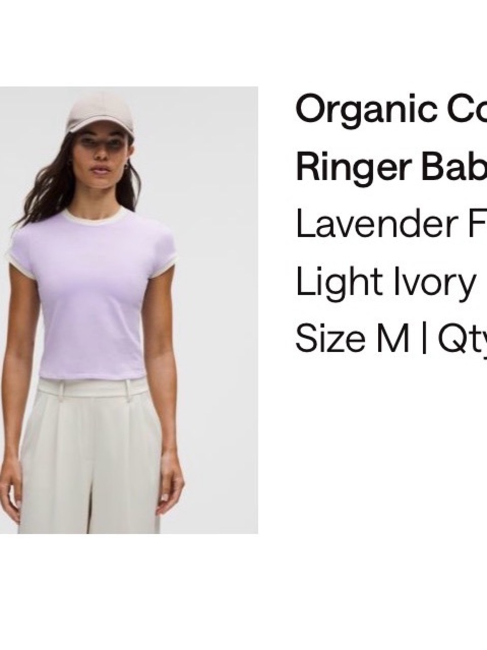 Lululemon cotton tee